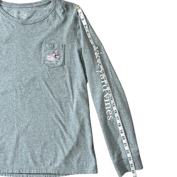 Vineyard Vines Apres Ski Whale Winter Long Sleeve T-Shirt Size XL - Picture 10 of 11